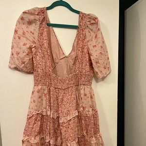American Eagle Pink Floral Dress